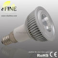 COB LED lamp 6W E14 spotlight LED bulb aluminium body
